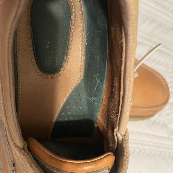 Sperry Men's Brown and Cream Boat Shoes - Picture 7 of 11
